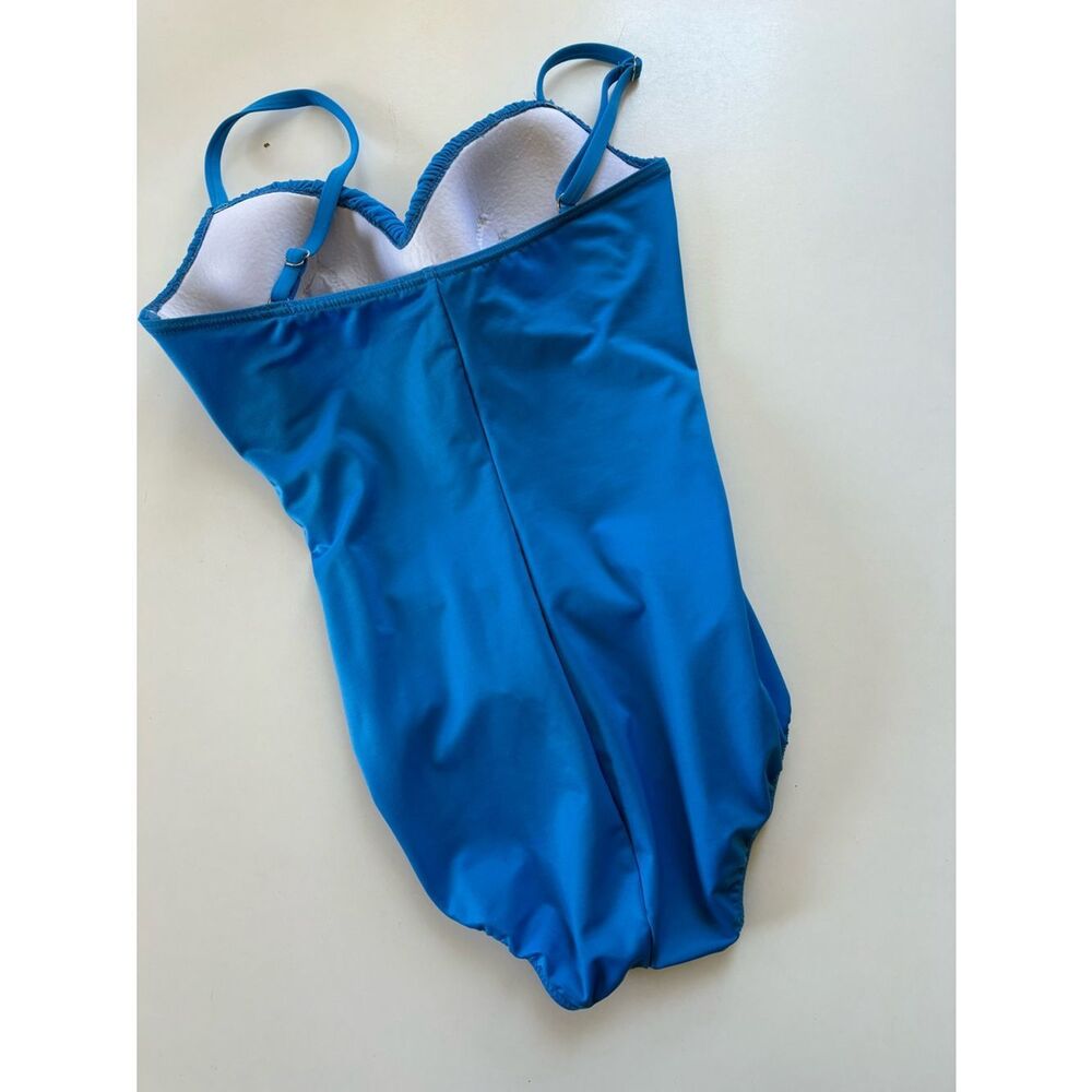 MiracleSuit Vintage Blue Shaping One Piece Swimsuit - Picture 5 of 14